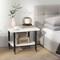 Printer Stand 2 Tier Under Desk Printer Table Rolling Cart with Storage Shelf Metal Frame Home Office